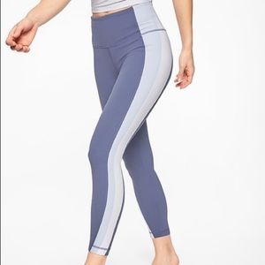 Athleta Colorblock Powervita Salutation Leggings